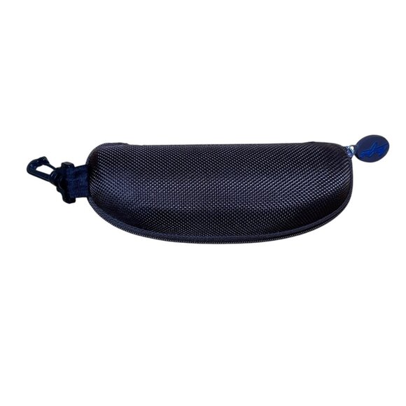 Maui Jim Hard Shell Zippered Clamshell Sunglass Case With Carabiner Clip Brown - Picture 3 of 6